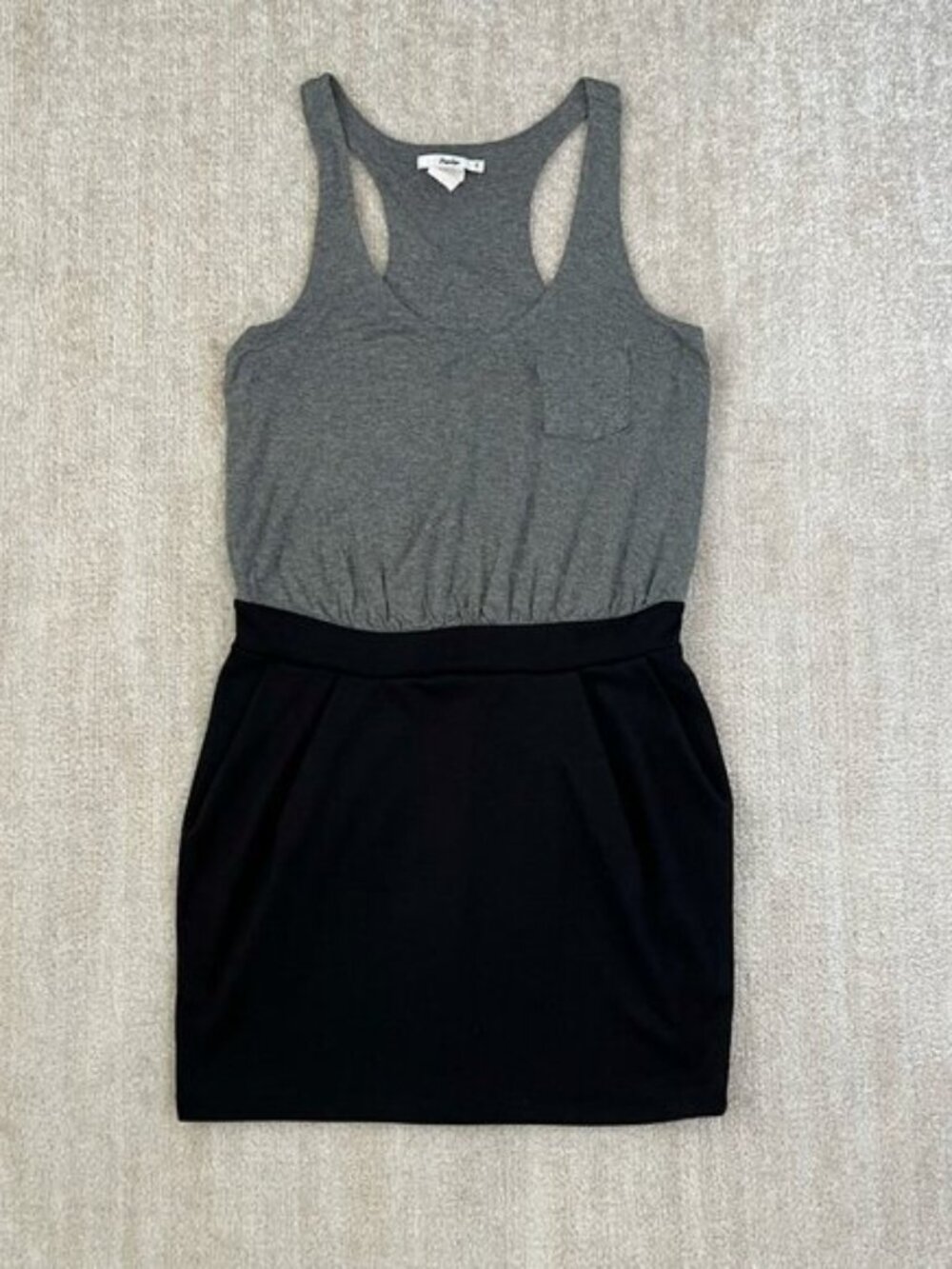 3 for $6 Papaya Sleeveless Summer Dress S Gray Black